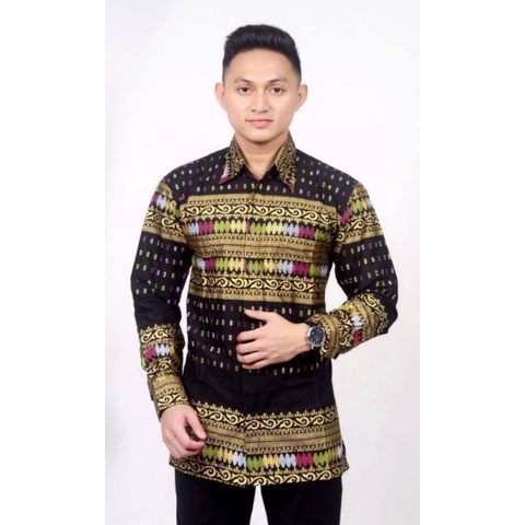 KEMEJA BATIK PRIA LENGAN PANJANG BAKUNG PRODO ( ORIGINAL ) M,L,XL,XXL