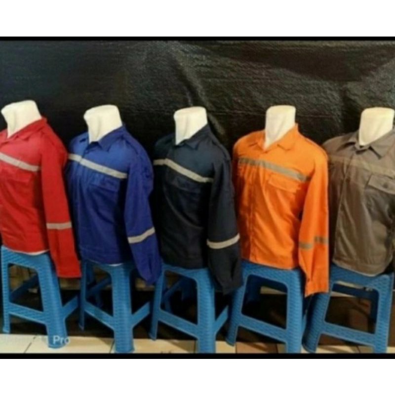 Baju Safety/Seragam Kerja Lengan Panjang