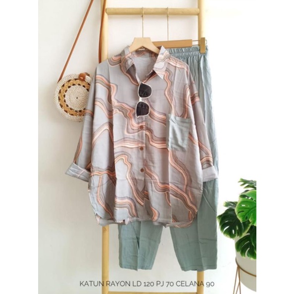 ONE SET MOTIF TERBARU/ KEKINIAN-4
