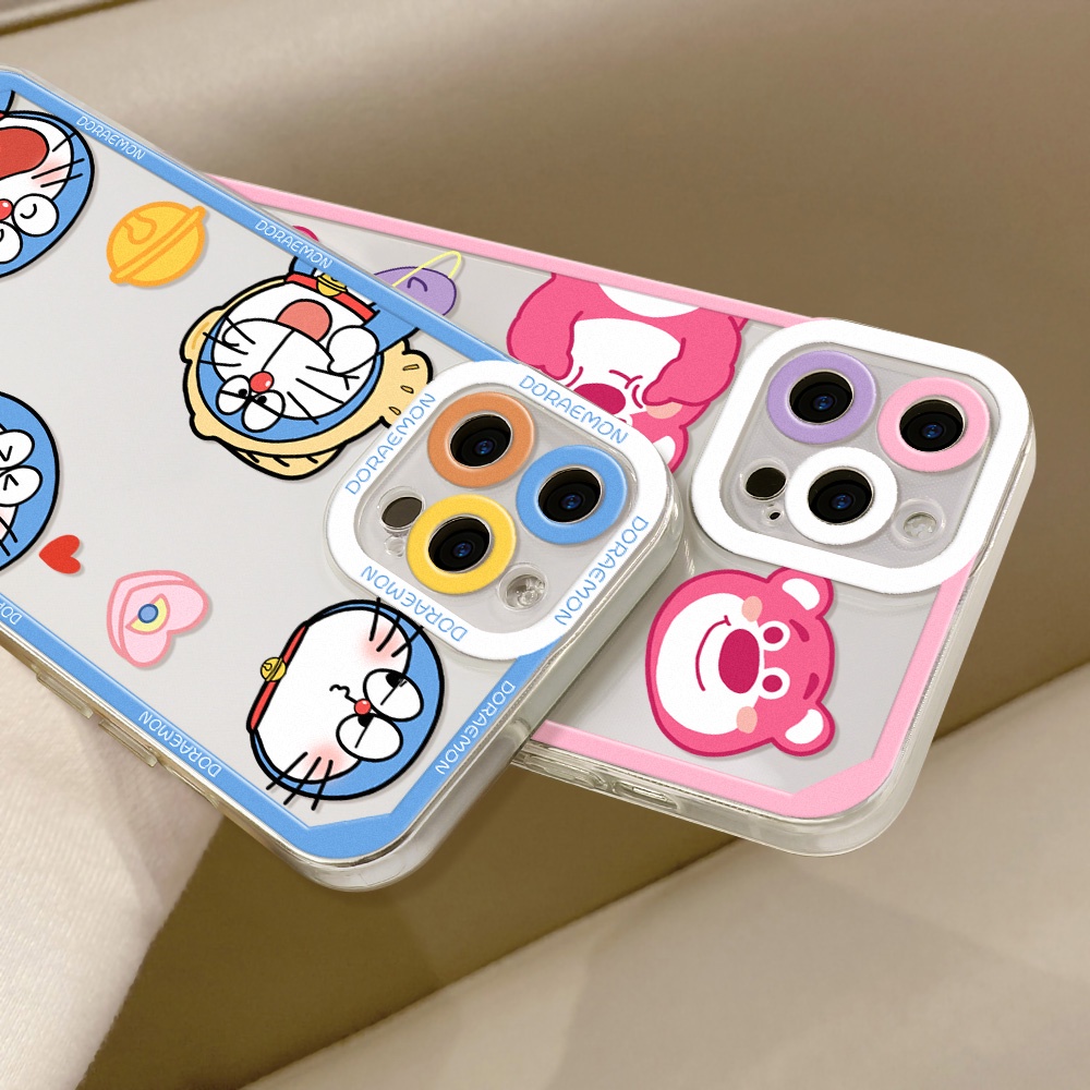 Soft Case TPU Motif Kartun Angel Eyes Untuk iPhone 11 12 13 Pro Max XR X XS Max 7 8 Plus 12 13 Mini SE 2020 SE 2022