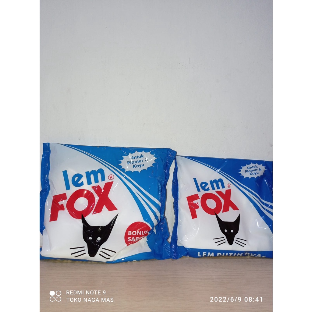 

LEM FOX PUTIH 600 GR/350 GR/BESAR/KECIL//ORIII/