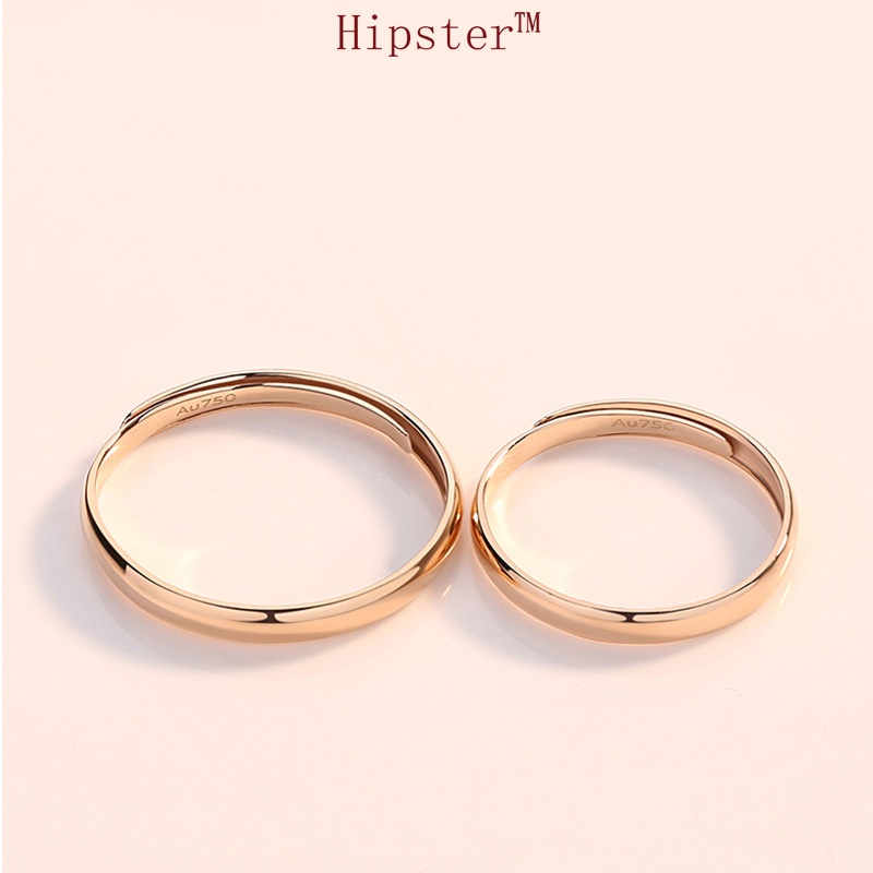 Popular Minimalist Creative Can Carve Writing Romantic Couple Couple Rings