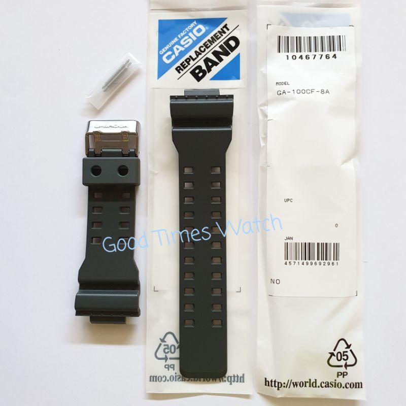 STRAP G-SHOCK GA-100CF-8A GA 100CF GA 100 Casio Original - Grey