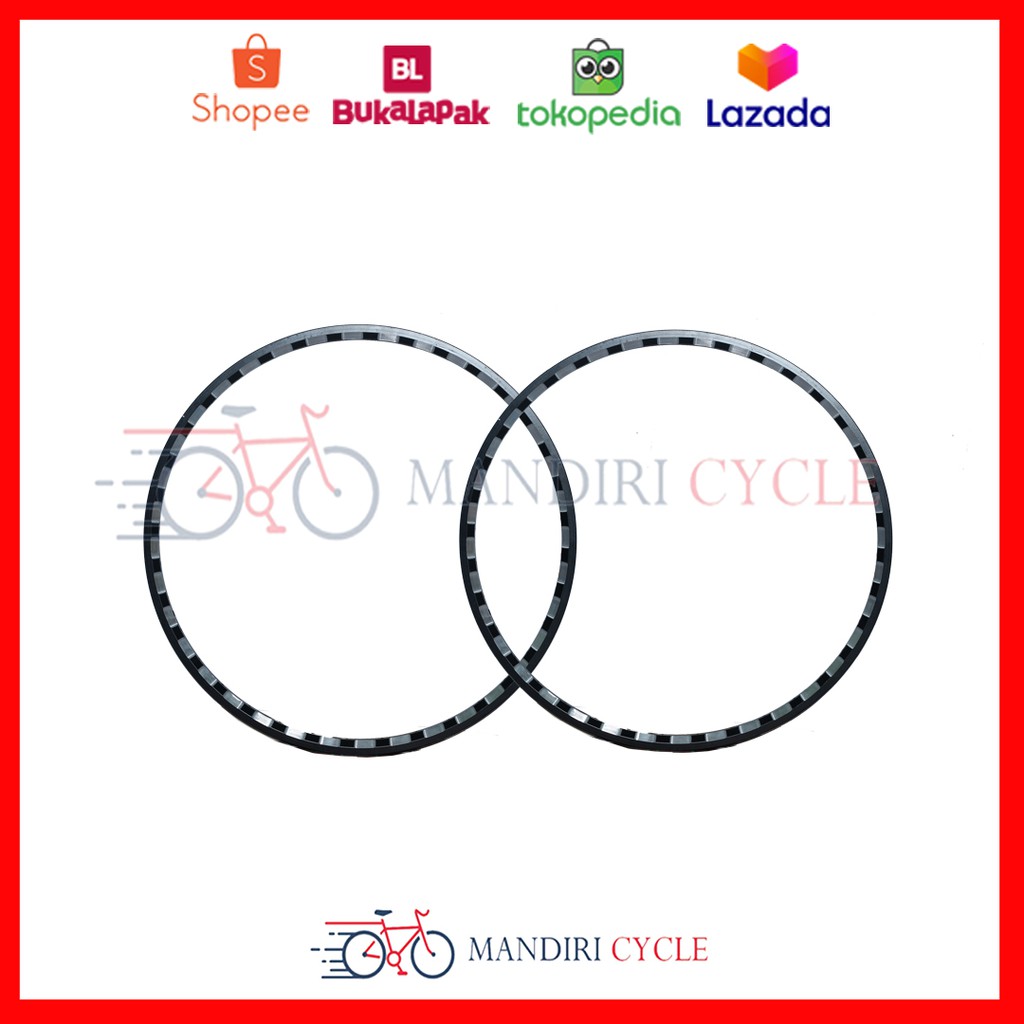 Rims Velg Sepeda Ukuran 26 Alloy Double Wall EXOTIC D518 36 Hole Rim Velg Sepeda Gunung Federal MTB