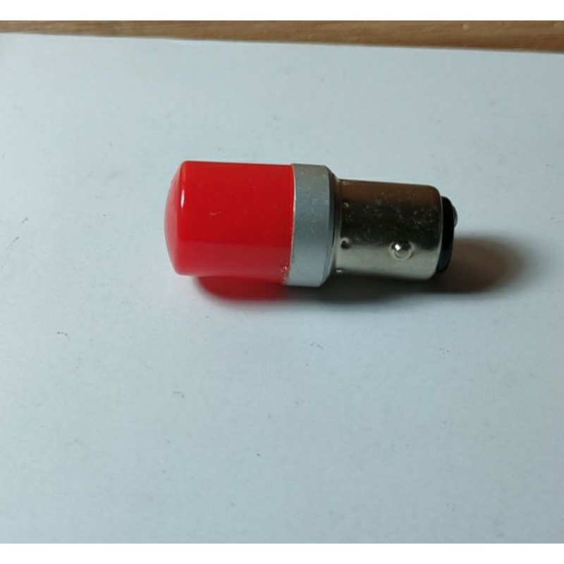 Lampu LED Rem Bayonet Colok Putar 2 Kaki Motor Mobil Strobo