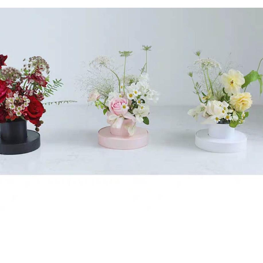 

✿ Mini Round Transparant Box - Bloom box - Kotak kado kerajinan GB003 ✵