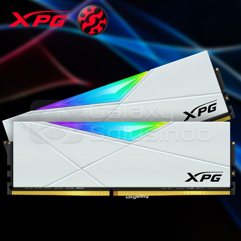 Adata XPG SPECTRIX D50 White RGB (2x8) 16GB DDR4 PC24000 3200MHz