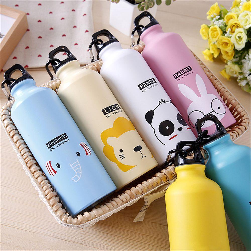 Suyo Botol Air Minum 500ml Motif Hewan Lucu Untuk Pelajar