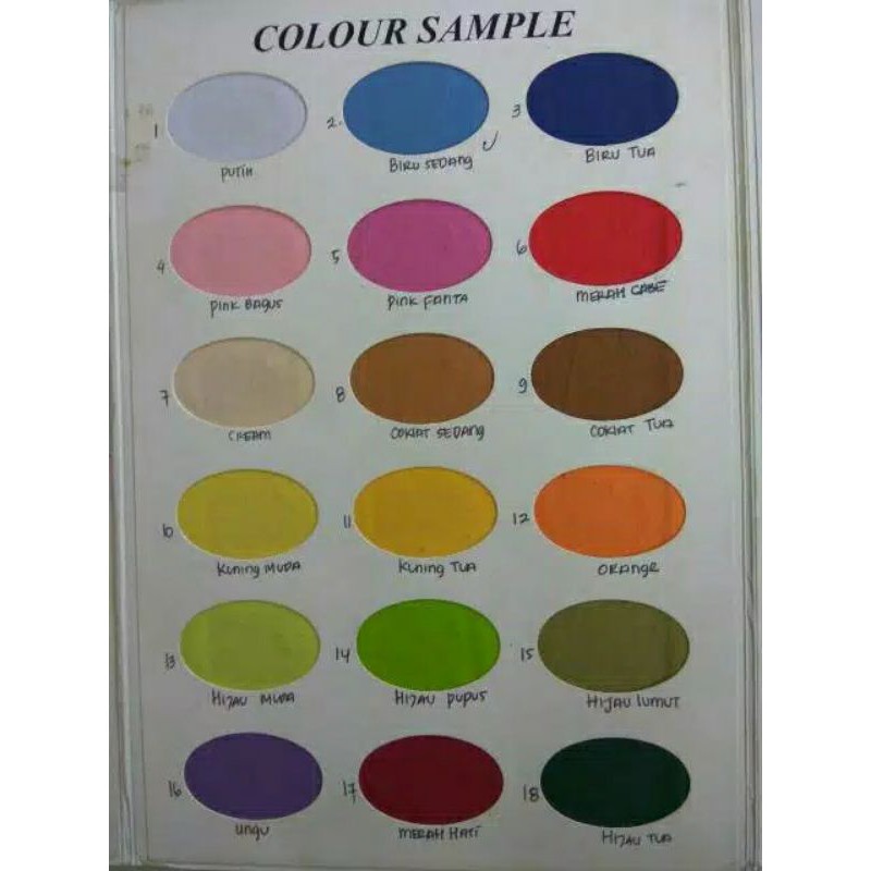 KAIN KATUN POLOS NIKITA METERAN