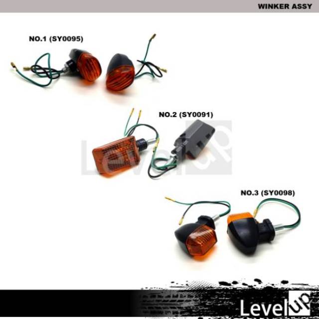 Level Up Turn Signal Indicator mini  - Sein mini universal - Sein mini CB - Sein mini RX King