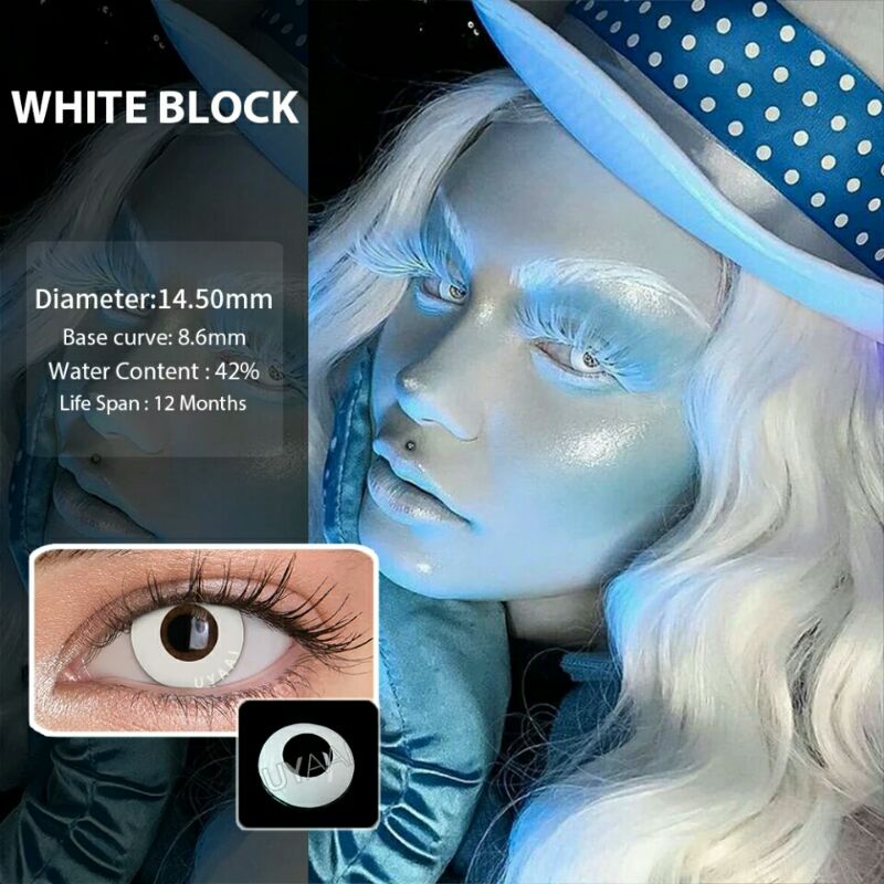 SOFTLENS COSPLAY CRAZY LENS VAMPIRE ZOMBIE HALLOWEEN 1