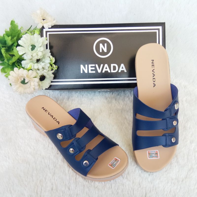 Sandal Wanita Wedges Slop NVada ST