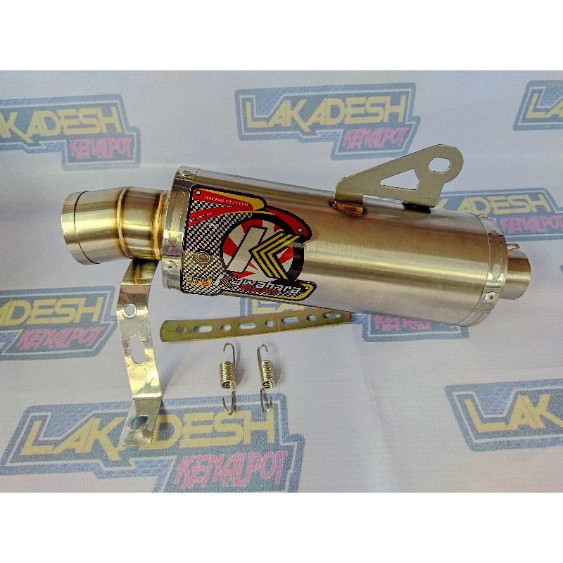 SILENCER (ONLY) KNALPOT KAWAHARA (INLET 38/50) BEAT MIO VARIO AEROX SCOOPY NMAX PCX LEXI ADV DLL