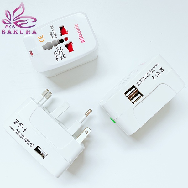 ADAPTOR INTERNASIONAL TRAVEL PLUG/ Colokan Listrik All in One copper-SOSOYOO