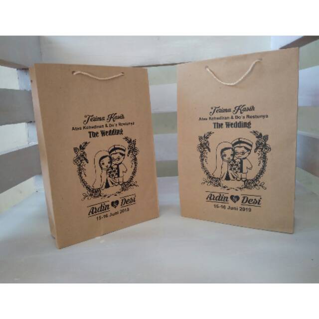 Paper bag + sablon