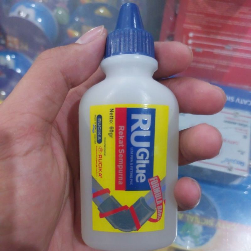 

Lem Tru Glue 60 Gram Botol / Lem Ru Glue / Lem Paralon / Lem Pvc