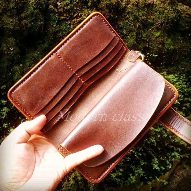 dompet kulit sapi asli /dompet pria /dompet wanita/ dompet full up