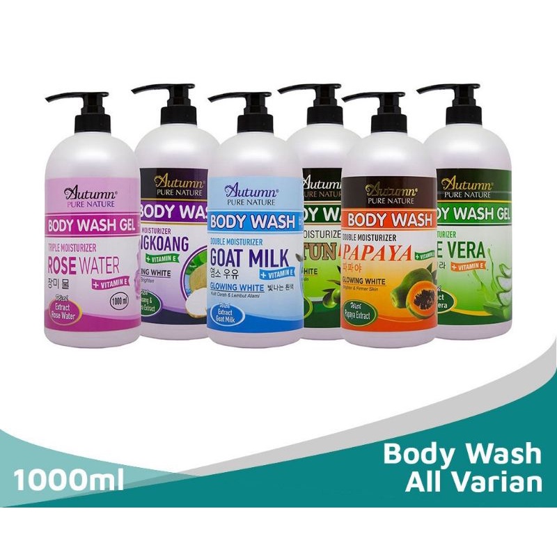 Autumn Pure Nature Body Wash/ Sabun Mandi Cair Original BPOM 1000ml