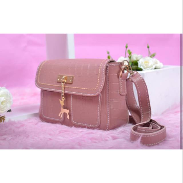 DELTA MODE - TAS WANITA - TAS SELEMPANG ABG COKLAT