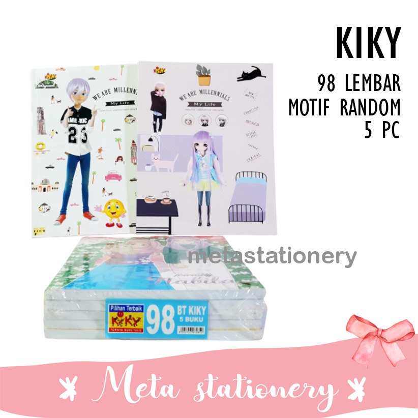 

Buku Tulis Kiky 98 Lembar 1Pack ( 5Pc )