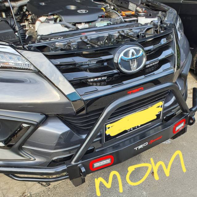 Tanduk towing pengaman bumper depan All New Fortuner Vrz Trd