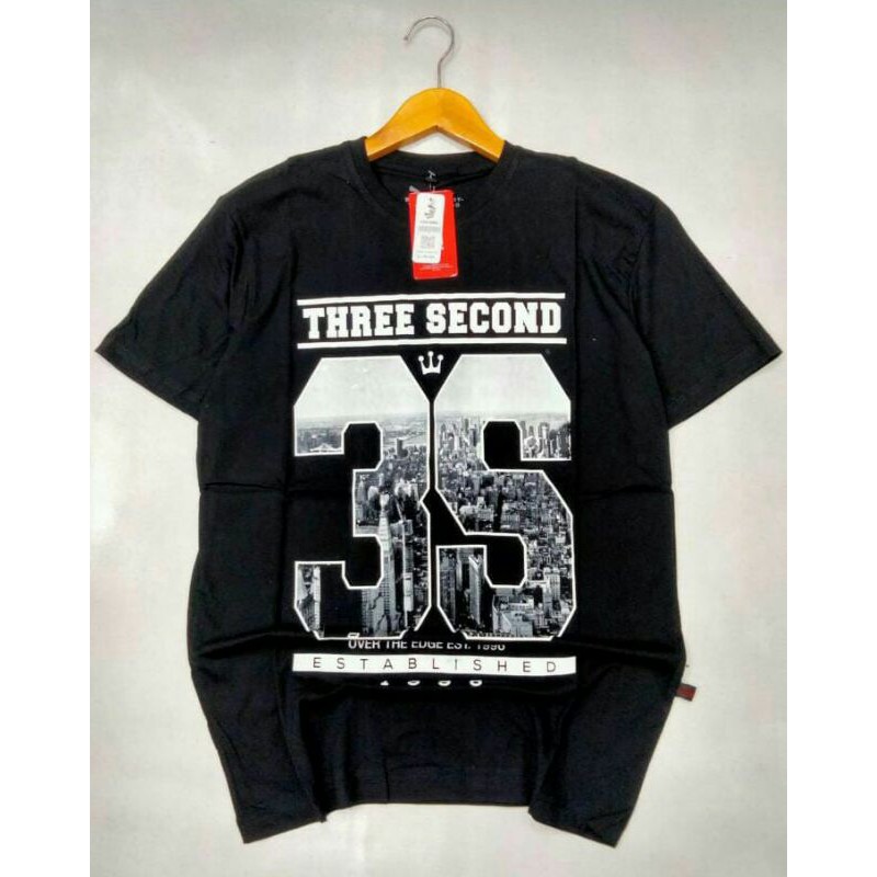 kaos 3second original/kaos distro bandung/kaos aril noah/kaos murah