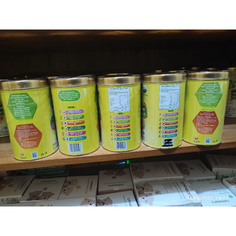 Bubur Beras Tim Bayi Organik/Nayz Kaleng 300gr