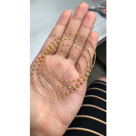 Keroncong set mie emas asli 375 1 set dapat 4pcs