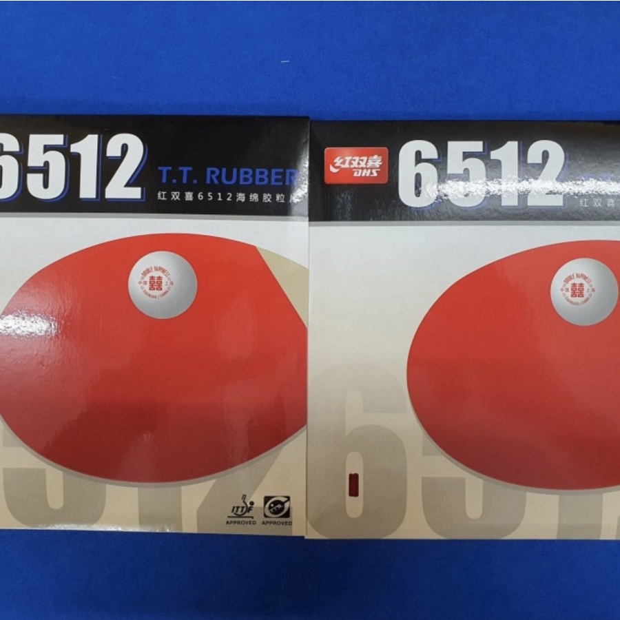 Karet Bet /Bat/Bad Pingpong Tenis Meja Dhs 6512 Original