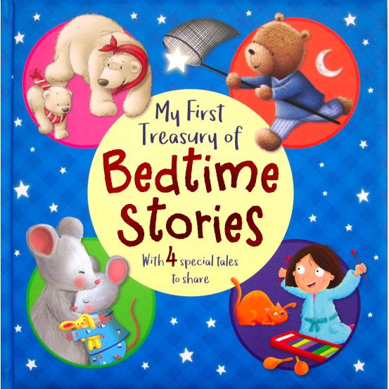 BUKU CERITA My First Treasury of Bedtime Stories with 4 Special Tales to Share