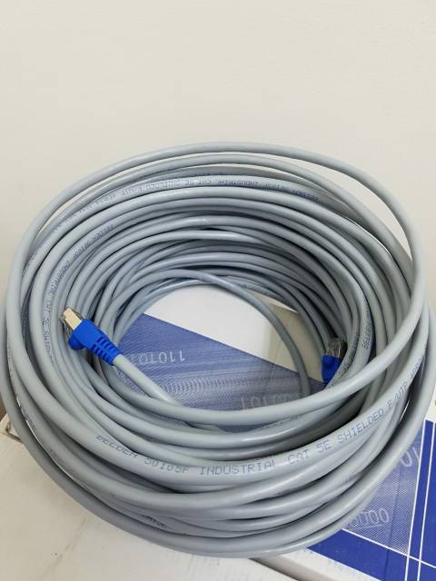 Belden Kabel Lan Outdoor 20 meter STP CAT5e Siap Pakai STP Cat5e Belden Tipe 50105F Warna Hitam