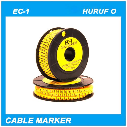 Jual Cable Marker Ec Huruf O Shopee Indonesia