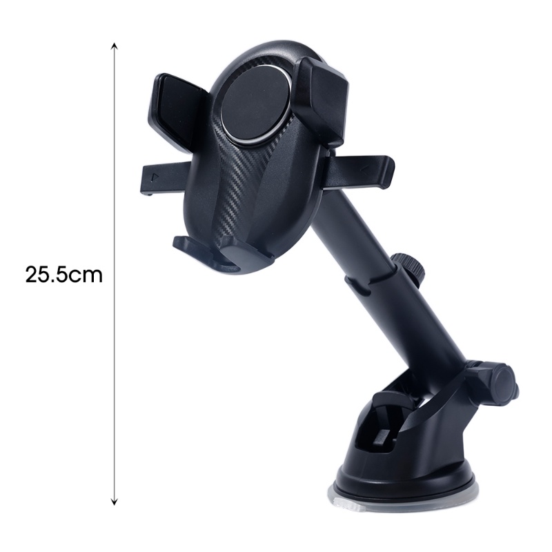 360 ° Bracket Dudukan Handphone Gps Universal Multifungsi Dengan Kop Perekat