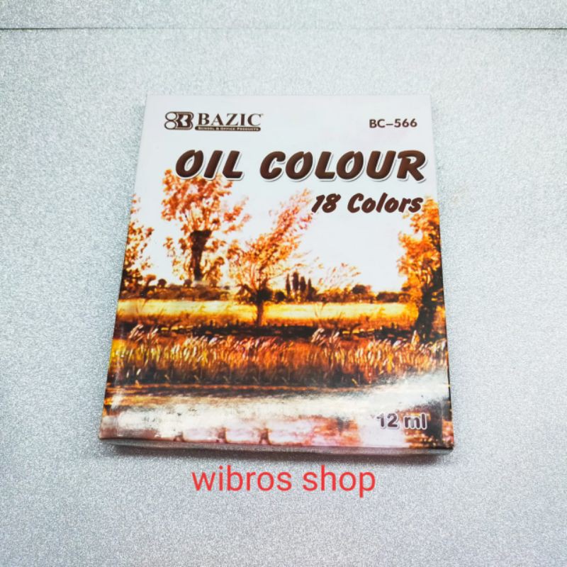 

Oil Color Cat Minyak Bazic 18 warna Original
