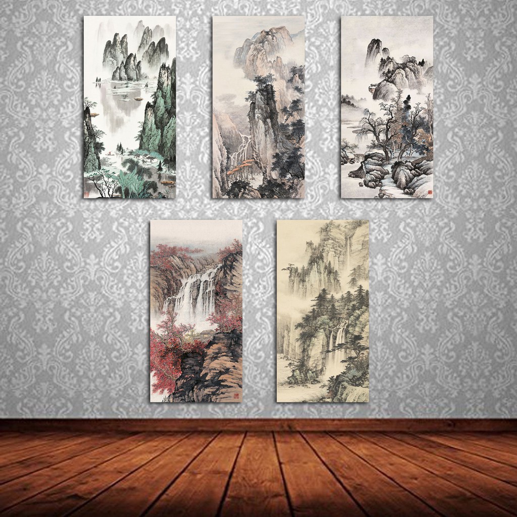 Hiasan Dinding Dekorasi Dinding Mountain Wall Decor pusatmode1234