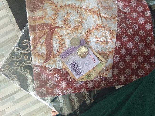 Tey-17 Batik Wanita Asj Sa Hrb026 Kenongo Kemeja Tosca Pendek