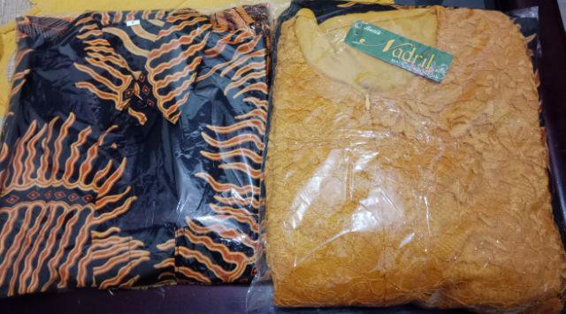 Maura Couple - Sania Ruffle Batik Couple Ori Ndoro Jowi Dnt Garansi Termurah Shopee - Kebaya Couple