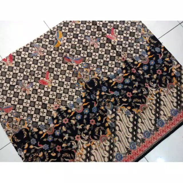 Kain Batik Solo Parang Bunga Kupu