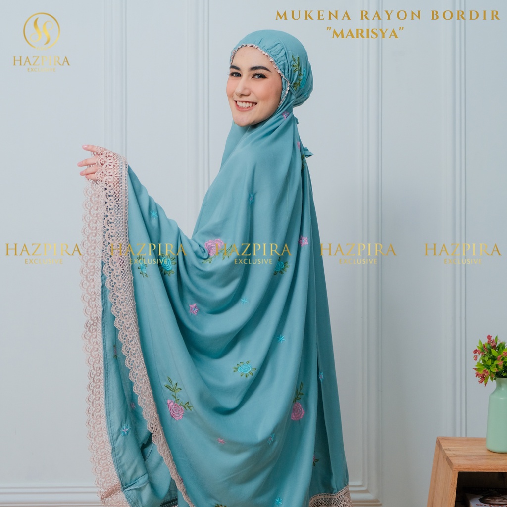 HAZPIRA - MUKENA DEWASA RAYON BORDIR MARISYA JUMBO