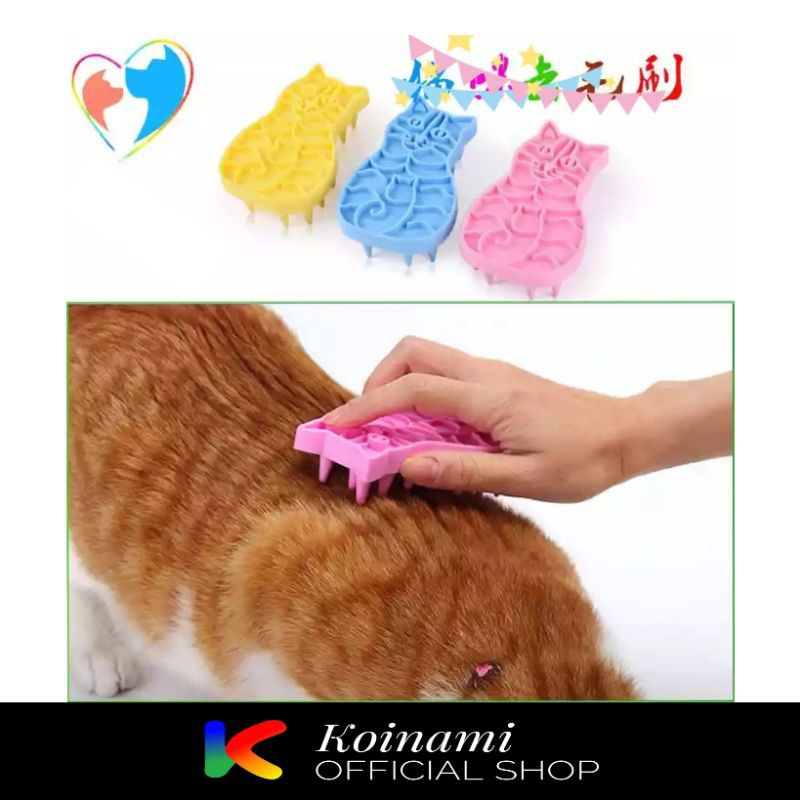 SISIR BENTUK KUCING / SISIR KUCING / SISIR ANJING / GROOMING / petshop