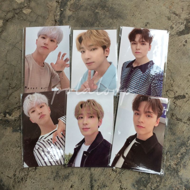 WONWOO HOSHI VERNON TSHIRT RUGGER BIKE PHOTOCARD PC CARATLAND 2021 SEVENTEEN