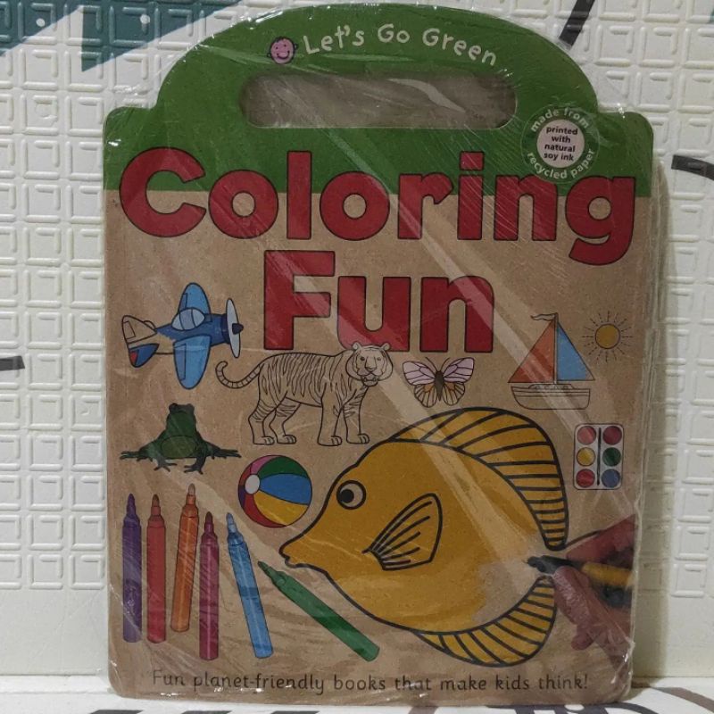 

coloring fun let's go green activity book