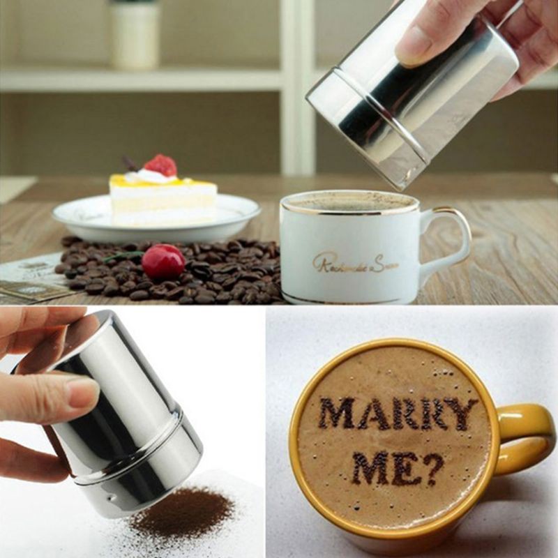 

Penabur Bubuk Stensil Kopi Coklat Gula Barista Serbaguna