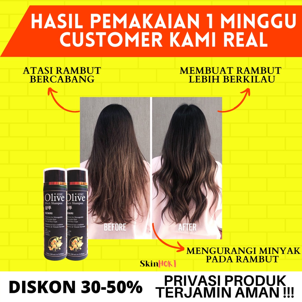 PELURUS RAMBUT PAKET OLIVE PERAWATAN RAMBUT RUSAK &amp; KERING PAKET SERIES OLIVE SYB SAMPOO &amp; CONDITIONER ORIGINAL BPOM