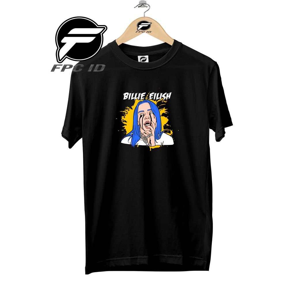 Kaos Billie Eilish Cotton Combed 30s Pakaian Distro Jumbo Pilihan Favorit Fpc Id