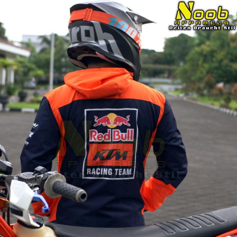 Jaket Parasut KTM Redbull Racing Team - Jaket Running KTM - Jaket KTM