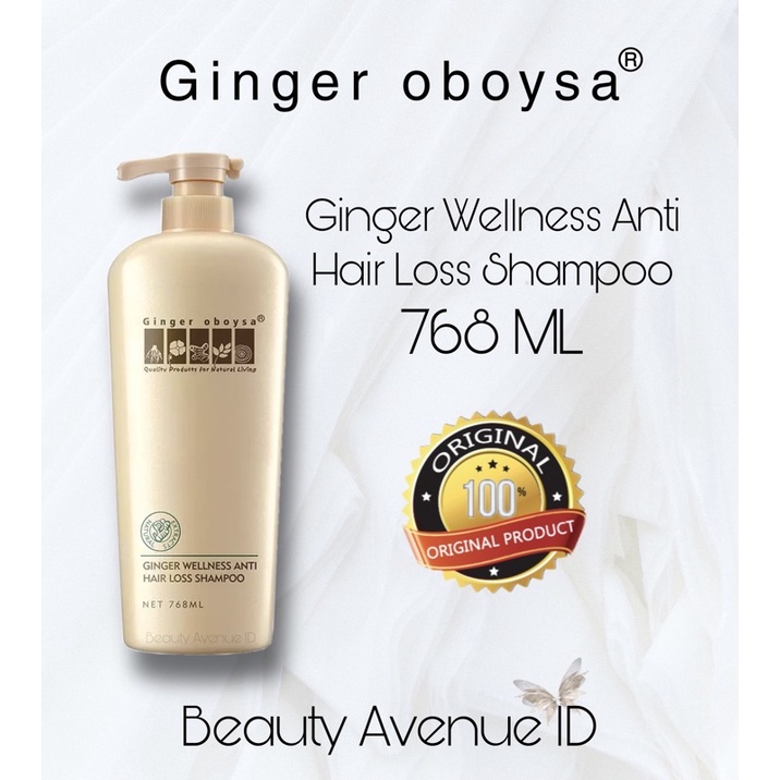 Shampoo Ginger Oboysa Rambut rontok 700 ML