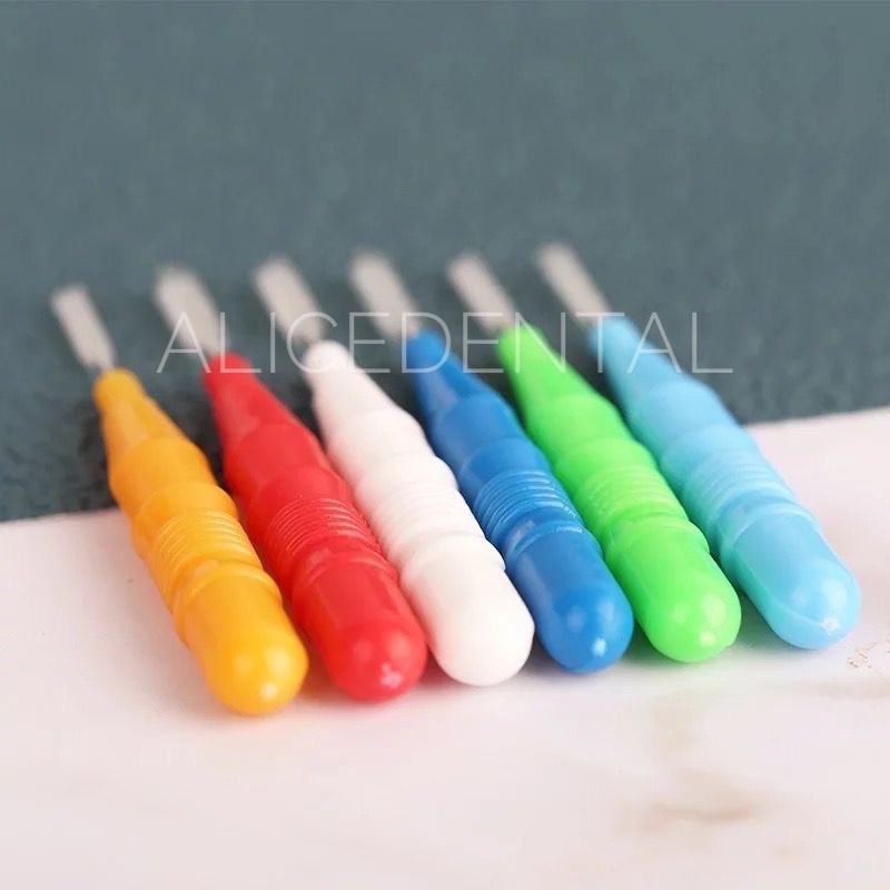 Alice dental interdental brush sikat pembersih sela celah gigi ortho behel tusuk gigi tooth pick dental floss kawat gigi