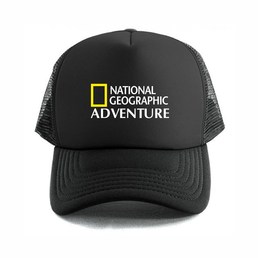 topi jaring natgeo adventure / trucker hat natgeo adventure