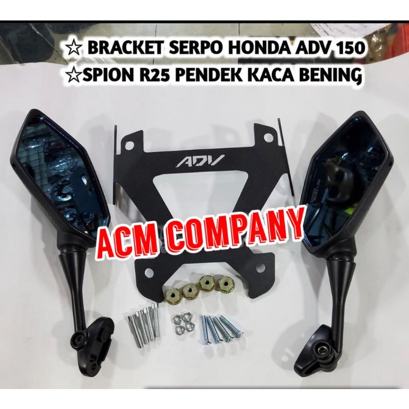 SPION VARIASI ADV 150 160 - SPION MODEL NINJA250 CARBON PLUS DUDUKAN SERPO SPION ADV